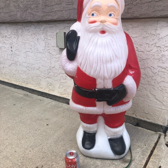 Holiday Blow Mold Santa Christmas Or Holiday Decor Working Poshmark